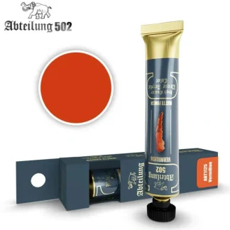 Online Abteilung 502: Acrylic Tube - Vermilion LTG AK-ABT1125 - Miniature Marvels: Airplane Models & Painted Dice Paint