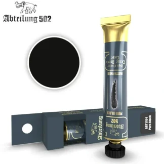 Shop Abteilung 502: Acrylic Tube - Pure Black LTG AK-ABT1104 - Miniature Marvels: Airplane Models & Painted Dice Paint