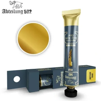 New Abteilung 502: Acrylic Tube - Gold LTG AK-ABT1149 - Miniature Marvels: Airplane Models & Painted Dice Paint