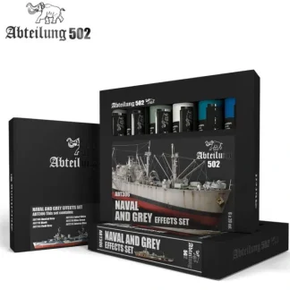 Discount Abteilung 502: Naval and Grey Effects Set LTG AK-ABT306 - Miniature Marvels: Airplane Models & Painted Dice Paint