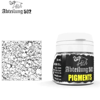 Clearance Abteilung 502: Pigments - Ashes White LTG AK-ABTP022 - Miniature Marvels: Airplane Models & Painted Dice Paint