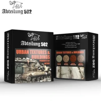 Store Abteilung 502: Urban Textures & Buildings Pigments Set LTG AK-ABT401 - Miniature Marvels: Airplane Models & Painted Dice Paint
