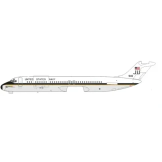 Aero Classics 1:400 US Navy DC-9-32 - Miniature Marvels: Airplane Models & Painted Dice* Airplane Model