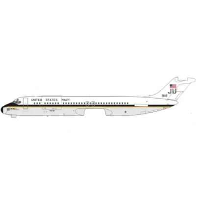 Aero Classics 1:400 US Navy DC-9-32 - Miniature Marvels: Airplane Models & Painted Dice* Airplane Model