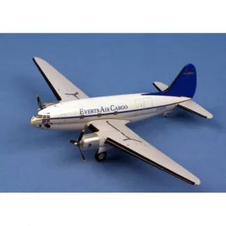 Aero Classics AC219791 1:400 Everts Air Cargo C-46 - Miniature Marvels: Airplane Models & Painted Dice* Airplane Model