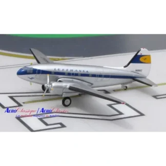 AeroClassics WEDLH0313 1:200 Lufthansa Curtis C-46 N9891Z - Miniature Marvels: Airplane Models & Painted Dice* Airplane Model