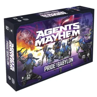 Hot Agents of Mayhem: Pride of Babylon AYG AOA1000 - Miniature Marvels: Airplane Models & Painted Dice Board Game