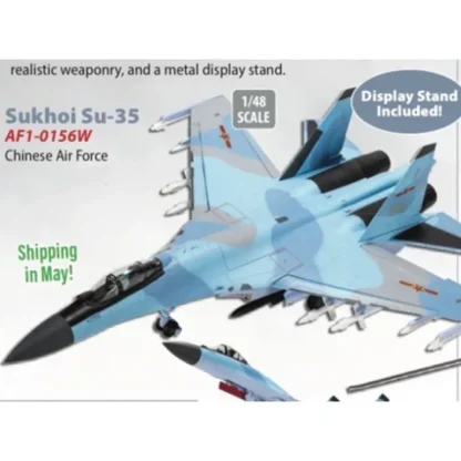 Air Force 1 AF1-0156W 1:48 Chinese Air Force SU-35 - Miniature Marvels: Airplane Models & Painted Dice* Airplane Model
