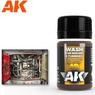 Clearance Air Series: Aircraft Engine Wash LTG AK-2033 - Miniature Marvels: Airplane Models & Painted Dice Paint