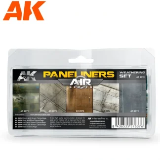 Cheap Air Series: Paneliners Weathering Set Combo LTG AK-2070 - Miniature Marvels: Airplane Models & Painted Dice Paint