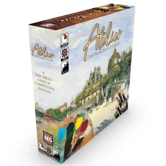 Online Atelier: The Painter's Studio AEG 7041 - Miniature Marvels: Airplane Models & Painted Dice Board Game