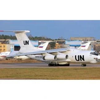 AviaBoss A2009 1:200 United Nations IL-76T RA-76457 - Miniature Marvels: Airplane Models & Painted Dice* Airplane Model
