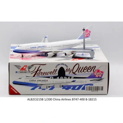 Aviation200 ALB2CI215B 1:200 China Airlines Boeing 747-400 - Miniature Marvels: Airplane Models & Painted Dice* Airplane Model