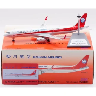 Aviation200 AV2082 1:200 Sichuan Airlines Airbus A321-271N - Miniature Marvels: Airplane Models & Painted Dice* Airplane Model