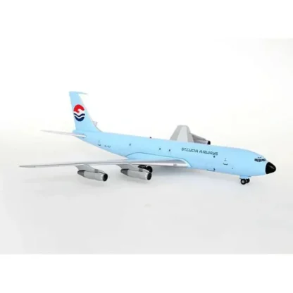 Aviation200 AV27070611B 1:200 St.Lucia Airways Boeing 707-300 JB-SLF - Miniature Marvels: Airplane Models & Painted Dice* Airplane Model