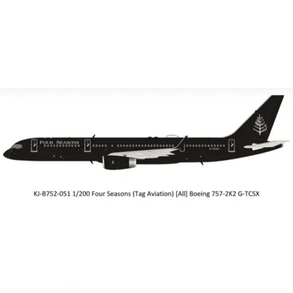 *Aviation200 KJ-B752-051 1:200 Four Seasons Boeing 757-2K2 - Miniature Marvels: Airplane Models & Painted Dice* Airplane Model