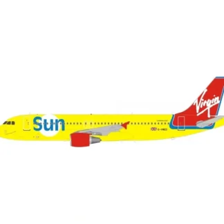 B Models B-320-VSUN-01 1:200 Airbus A320 Virgin Sun G-VMED - Miniature Marvels: Airplane Models & Painted Dice* Airplane Model