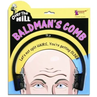 Store BALD MANS COMB Over The Hill Old Age Balding Hair Joke Prank Gag Gift Funny - Miniature Marvels: Airplane Models & Painted Dice Egpull