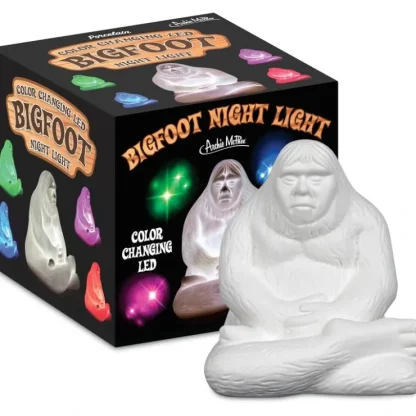 Flash Sale BIGFOOT Night Light - Sasquatch Color Changing LED Lamp - Archie McPhee - Miniature Marvels: Airplane Models & Painted Dice Egpull