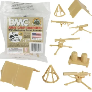 BMC Toys 48561 Classic Plastic Army Camp Equipment - Miniature Marvels: Airplane Models & Painted Dice* Airplane Model