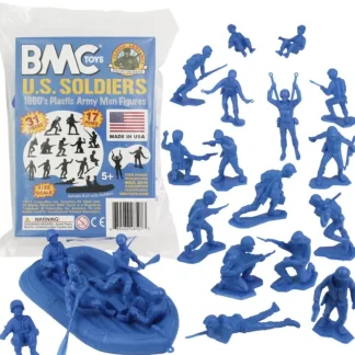 BMC Toys 48507 Plastic WWII Army Men US Soldiers - Miniature Marvels: Airplane Models & Painted Dice* Airplane Model