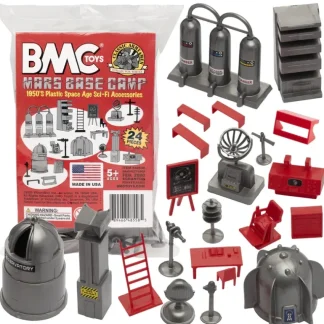BMC Toys 48558 Sci Fi Mars Base Camp Accessory Set - Miniature Marvels: Airplane Models & Painted Dice* Airplane Model