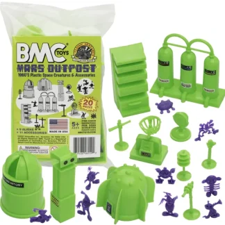 BMC Toys 48559 Sci Fi Mars Outpost Space Accessory Set - Miniature Marvels: Airplane Models & Painted Dice* Airplane Model