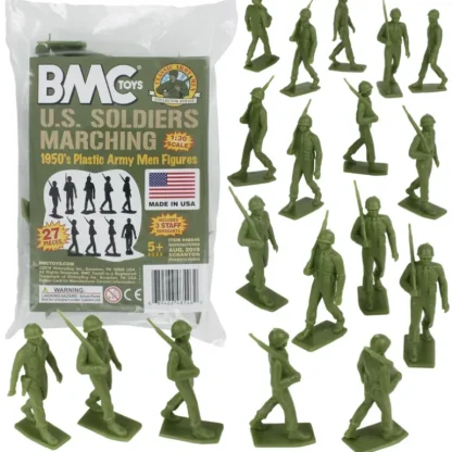 BMC Toys 48546 US Army Soldiers Marching - Miniature Marvels: Airplane Models & Painted Dice* Airplane Model