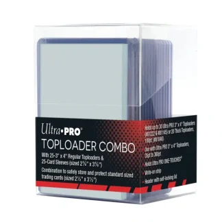 Hot Bundle: Toploader & Card Sleeves 3in x 4in (25) - Miniature Marvels: Airplane Models & Painted Dice Accessories