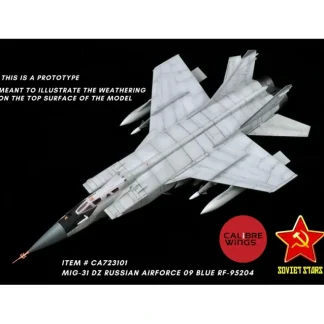 Calibre Wings CA723101 1:72 MIG-31DZ Foxhound Russian Air Force, Blue 09 - Miniature Marvels: Airplane Models & Painted Dice* Airplane Model