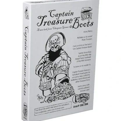 Discount Captain Treasure Boots (2nd Edition) CAG 204 - Miniature Marvels: Airplane Models & Painted Dice Board Game