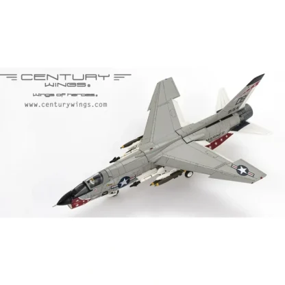 Century Wings CW001645 F-8E Crusader USMC VMF-235 Death Angels (Flaps Down) - Miniature Marvels: Airplane Models & Painted Dice* Airplane Model