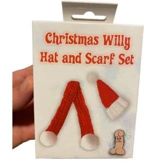 Cheap Christmas Willy Hat & Scarf Set - Men's Winter Weener Warmer Condom GaG Gift - Miniature Marvels: Airplane Models & Painted Dice Egpull
