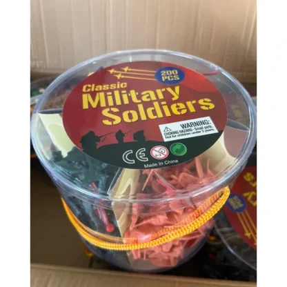Classic Military Soldier Bucket - Miniature Marvels: Airplane Models & Painted Dice* Airplane Model