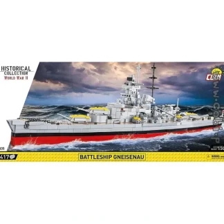 COBI 4835 Battleship Gneisenau - Miniature Marvels: Airplane Models & Painted Dice* Airplane Model