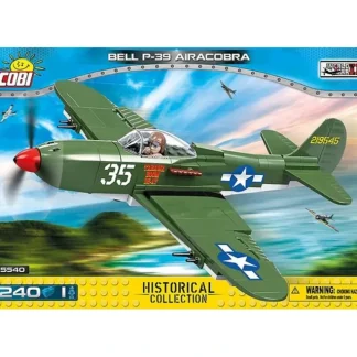 COBI 5540 Bell P-39 Airacobra - Miniature Marvels: Airplane Models & Painted Dice* Airplane Model