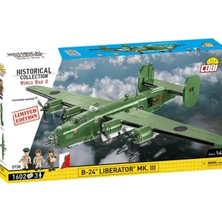 Cobi 5738 Consolidated B-24 Liberator Mk.III (Limited Edition) - Miniature Marvels: Airplane Models & Painted Dice* Airplane Model