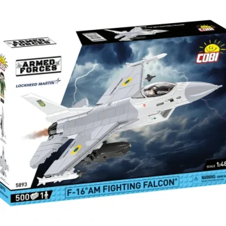 Cobi 5893 F-16 Fighting Falcon Ukraine AF - Miniature Marvels: Airplane Models & Painted Dice* Airplane Model