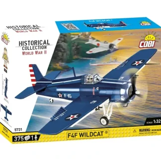 Cobi 5731 F4F Wildcat - Miniature Marvels: Airplane Models & Painted Dice* Airplane Model