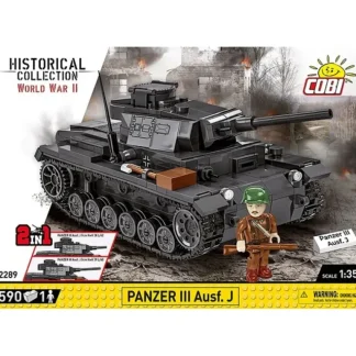 Cobi 2289 Panzer III Ausf.J - Miniature Marvels: Airplane Models & Painted Dice* Airplane Model