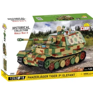 Cobi 2582 PanzerJager Tiger (P) Elefant - Miniature Marvels: Airplane Models & Painted Dice* Airplane Model