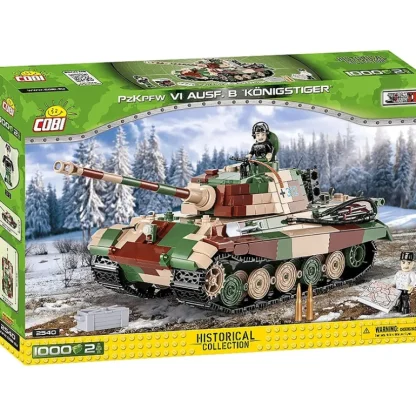 COBI 2540 Panzerkampfwagen VI Ausf. B Knigstiger - Miniature Marvels: Airplane Models & Painted Dice* Airplane Model