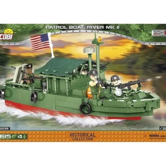 COBI 2238 Patrol Boat River Mk II - Miniature Marvels: Airplane Models & Painted Dice* Airplane Model