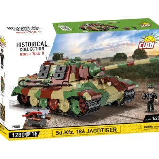Cobi 2580 Sd.Kfz. 186 Jagdtiger - Miniature Marvels: Airplane Models & Painted Dice* Airplane Model