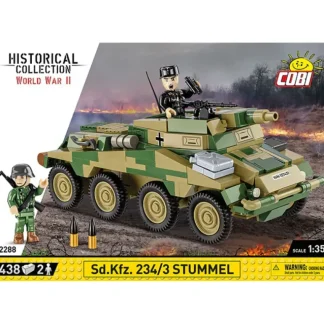 Cobi 2288 Sd.Kfz. 234/3 Stummel - Miniature Marvels: Airplane Models & Painted Dice* Airplane Model