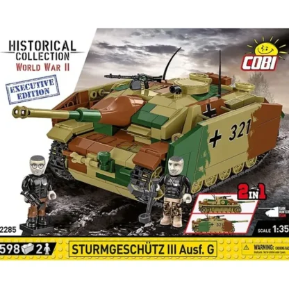 Cobi 2285 Sturmgeschtz III Ausf.G Executive Edition - Miniature Marvels: Airplane Models & Painted Dice* Airplane Model