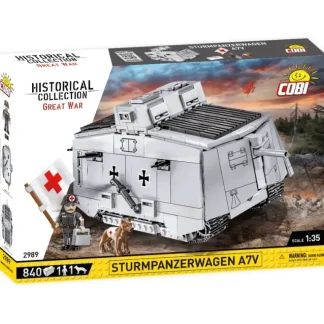 Cobi 2989 Sturmpanzerwagen A7V - Miniature Marvels: Airplane Models & Painted Dice* Airplane Model