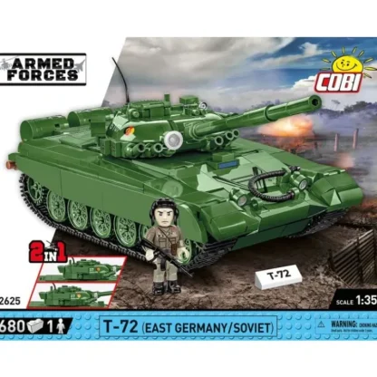 Cobi 2625 T-72 (East Germany/Soviet) - Miniature Marvels: Airplane Models & Painted Dice* Airplane Model