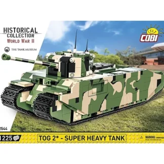 COBI 2544 TOG II* - Super Heavy Tank - Miniature Marvels: Airplane Models & Painted Dice* Airplane Model