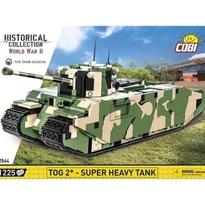 COBI 2544 TOG II* - Super Heavy Tank - Miniature Marvels: Airplane Models & Painted Dice* Airplane Model